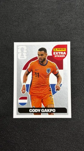 Figurinha Legend Prata Cody Gakpo (Países Baixos) 2026 - Rara - Perfeito Estado