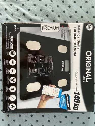 Balança Corporal Bioimpedância Profissional Bluetooth até 180kg