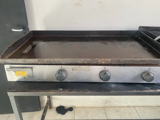 Chapa para lanchonete 1 metro
