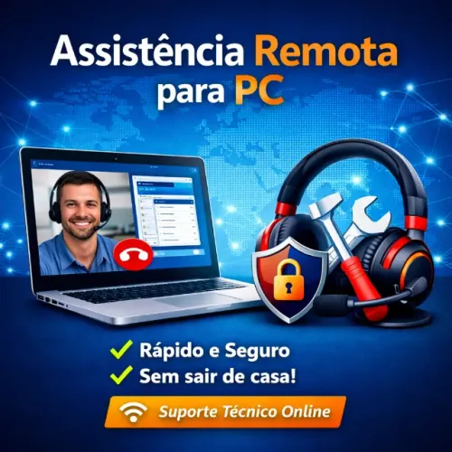 Suporte Técnico Remoto para PC - Pacotes Mensais