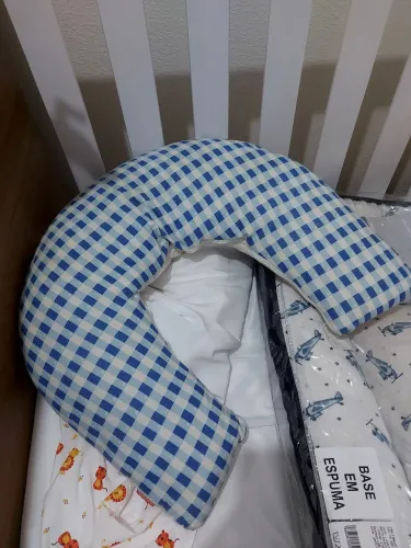 Almofada para amamentação e trocador novo