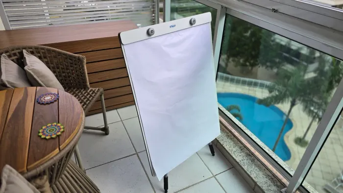 Quadro Flip Chart STALO cavalete em metal