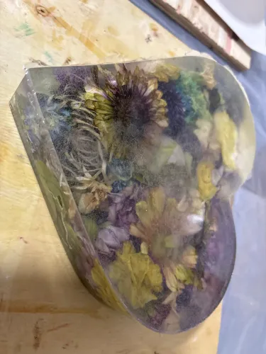Buquê de flores em Resina Eternize seu casamento !