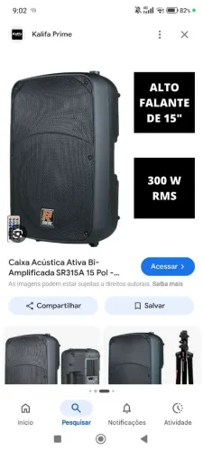 Caixa de som Staner