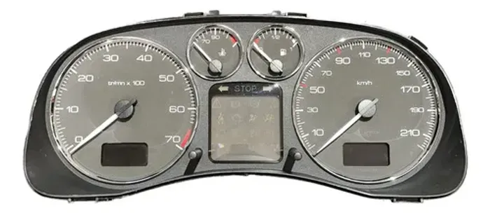 Painel Velocímetro Peugeot 307 2006 2007 2008 2009 281174469 Preto