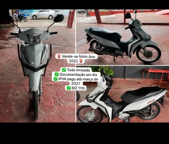 Moto nova .moto de mulher .tudo em dias só transferir .