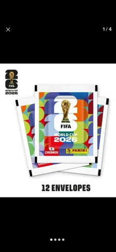 Kit 12 envelopes figurinhas da Copa 2026