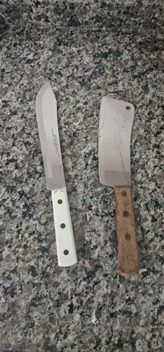Kit de facas para cozinha.