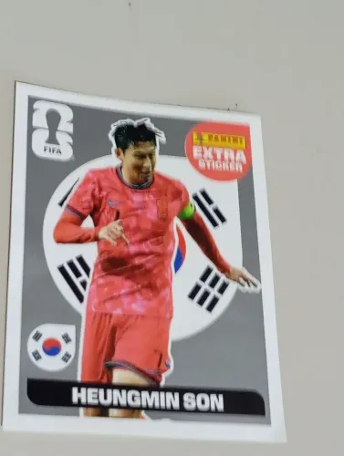 Figurinha extra da copa de 2026, o jogador heungmin son prata, em boas condições 