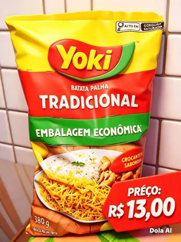 BATATAS PALHA YOKI 380g