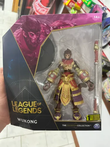 boneco wukong league of legends articulado original first edition