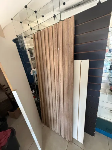 Painel ripado mdf puro
