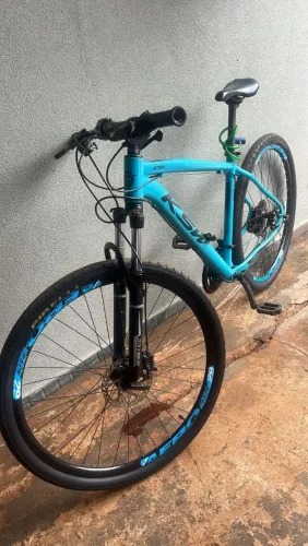 Vendo Bicicleta Ksw Aro 29 Azul Celeste Semi Nova Sem Detalhes