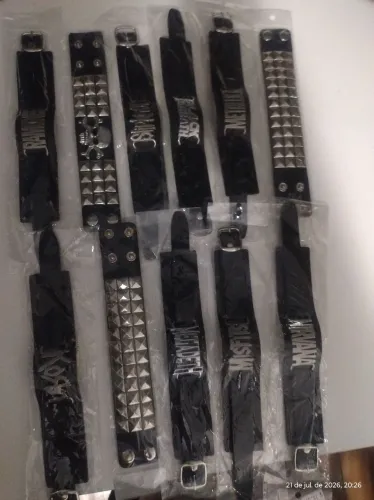 Lote Pulseiras Couro 11