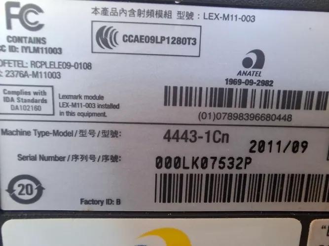 Multifuncional Lexmark S308 só colocar cartucho e usar.