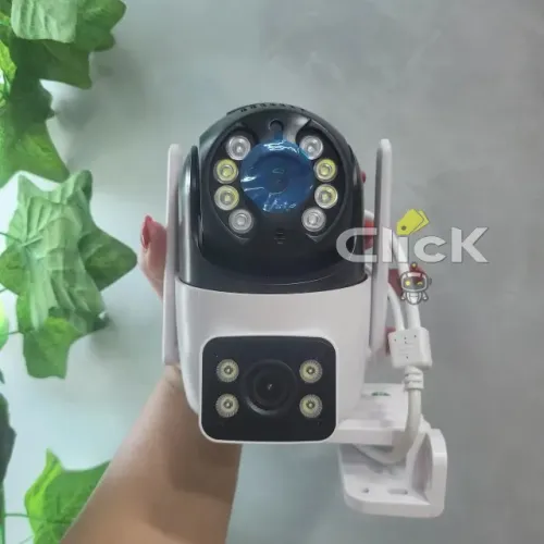 Camera de Segurança Wifi, com lente dupla em promoção