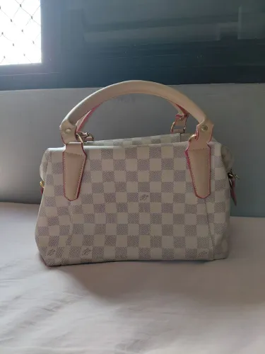 Bolsa feminina bege - pouco uso, excelente estado