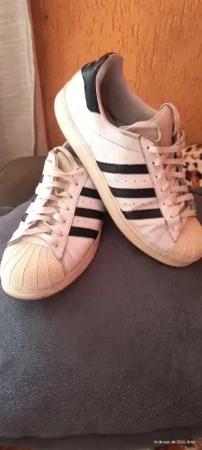 Tênis Adidas Super Star ORIGINAL p Trabalhar número 44
