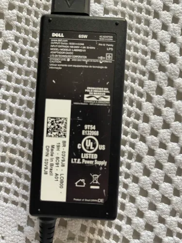 Carregador Dell Original 65W