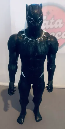 Boneco pantera negra 1 - hasbro 30 cm 