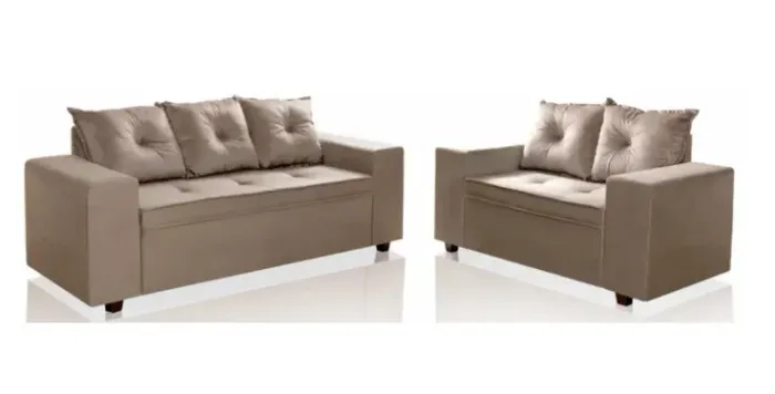 **SOFA BARCELONA 2X3 LUG-- CHAMA NO WATSS