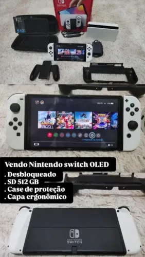 Nintendo switch OLED DESBLOQUEADO