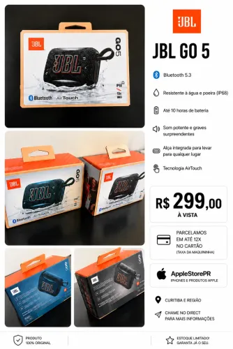 Jbl Go 5 Original Lacrada 