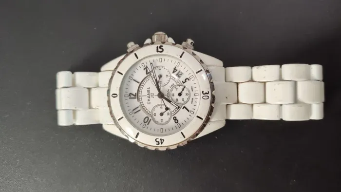relógio Chanel Paris branco 