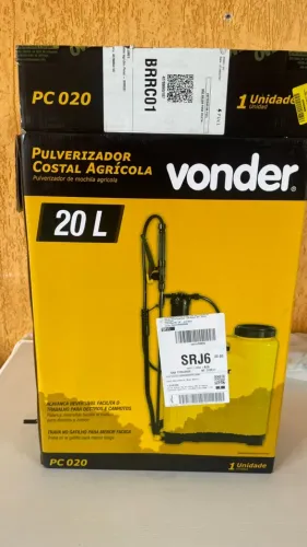 Pulverizador Costal Agrícola Vonder 20L - Nunca Usado