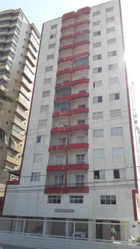 Apartamento temporada em Aviação/Praia Grande, 2 dormitórios, 1 suíte frente ao mar