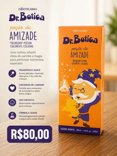 Colônia Infantil Dr. Botica Poção da Amizade (O Boticário)