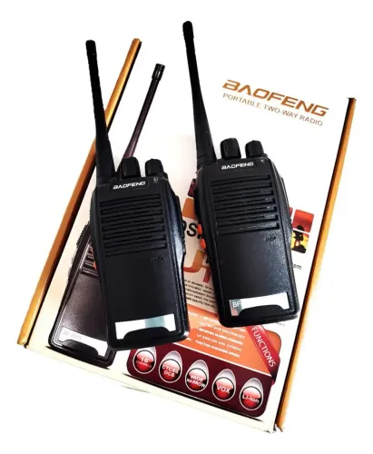 Rádio comunicador baofeng completo segurança kit