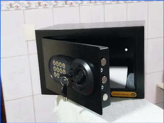 Cofre Digital Seguro com Sistema de Dupla Autenticação 31cm Últimas unidades