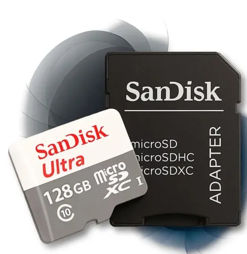 Cartão de memória com adaptador 128GB