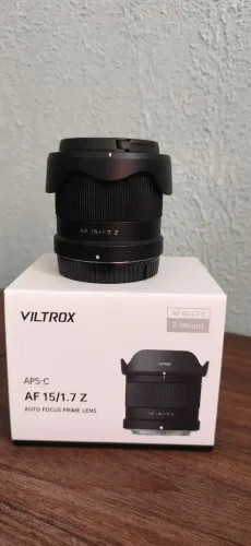 Lente 15m 1.7 Viltrox para Nikon linha Z usada 2 vezes.