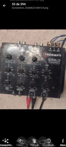 Amplificador som entrega