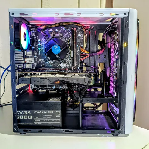 PC Gamer Top, i5 de 7ª, RX 580, 16 Gb Ram, SSD 120 GB, HD 1 Tera (Parcelo)