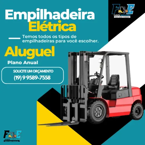 VENDA E ALUGUEL DE EMPILHADEIRA ELÉTRICA