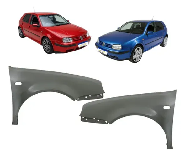 Paralama Golf Sapão 1999 A 2007 Com Furo Pisca Par Novo 