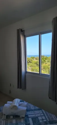 Apartamento Vista Mar, 2 quartos, mobiliado