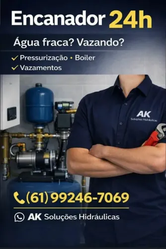 Encanador bombeiro hidráulico 24h | Pressurização, Boiler e Vazamentos | urgente
