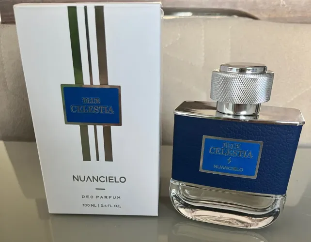 Perfume Blue Celestia Nuancielo<br>Esse eh o títul