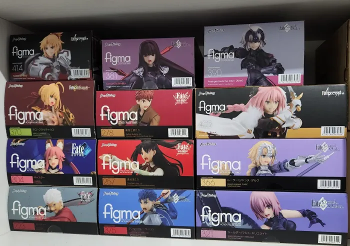 Fate/SAO/Naruto. Action Figures Originais Articulados. Figma, SHFiguarts, 4InchNel