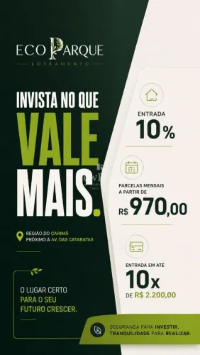 Vendo Terreno loteamento Ecoparque