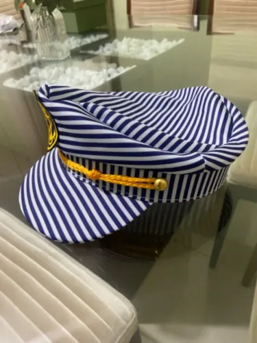Chapéu de marinheiro para fantasia