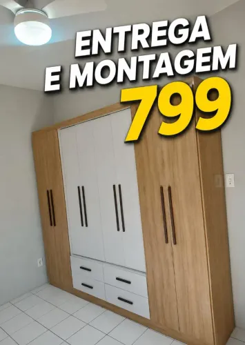 Roupeiro entregue e montado