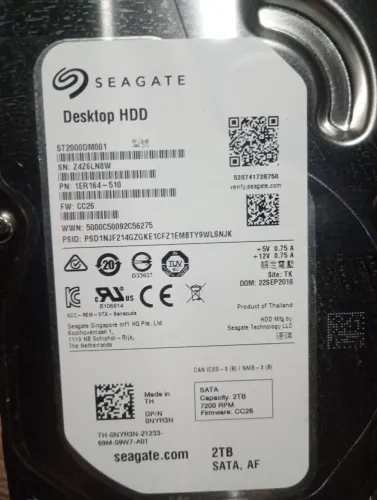 Hd Seagate 2tb
