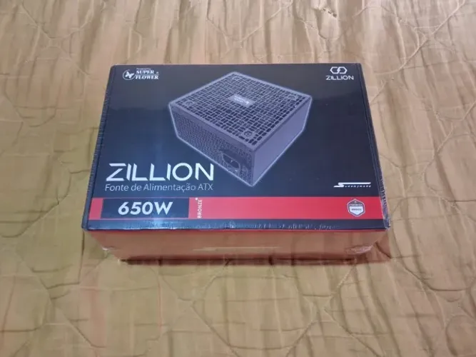 Fonte SuperFrame Zillion DB 650W, 80 Plus Bronze, Cybenetics