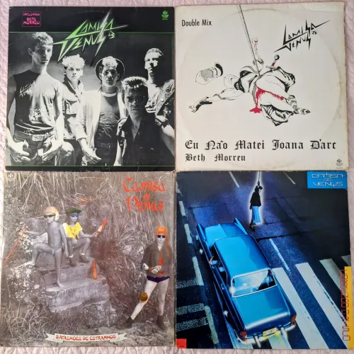 Lote de 4 Discos de vinil Camisa de Vênus