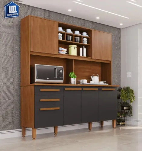 Armário de Cozinha Completo - Design Moderno